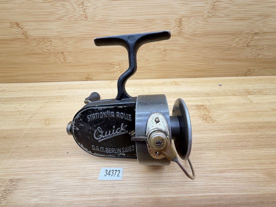 Stationärrolle, DAM Berlin SW68, Quick Standard, Stationary Drum Baitscasting Reel, Gebrauchsspuren