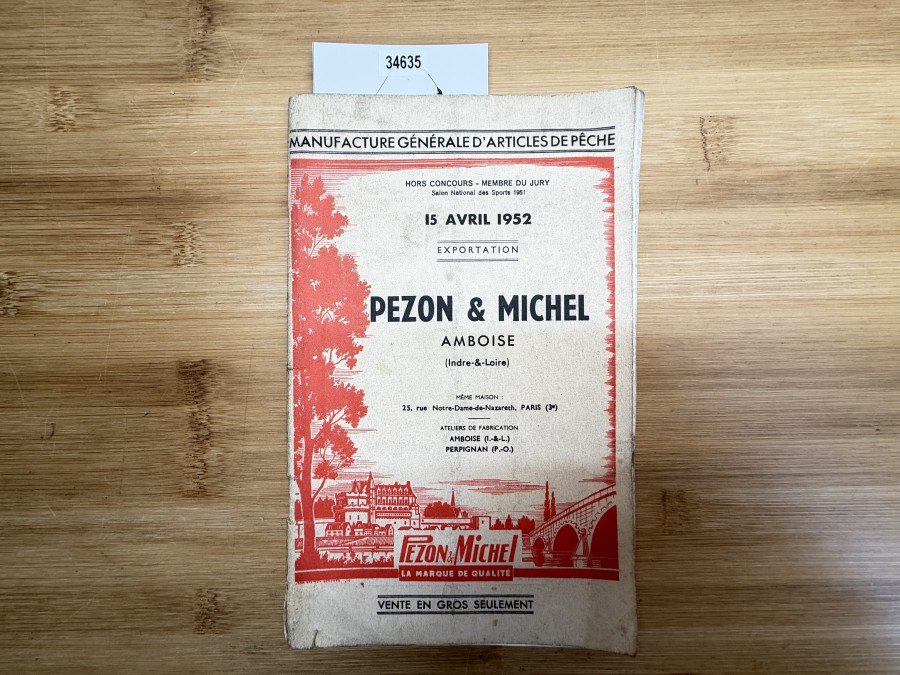 Katalog, Pezon & Michel, La Harque de Qualite, 15 Avril 1952, Exportation, 68 Seiten